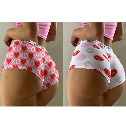 New Women's Breathable Underwear Comfortable and Cute Girls' Flat Corner Underwear 3D Seamless Underwear Sports Shorts Thong