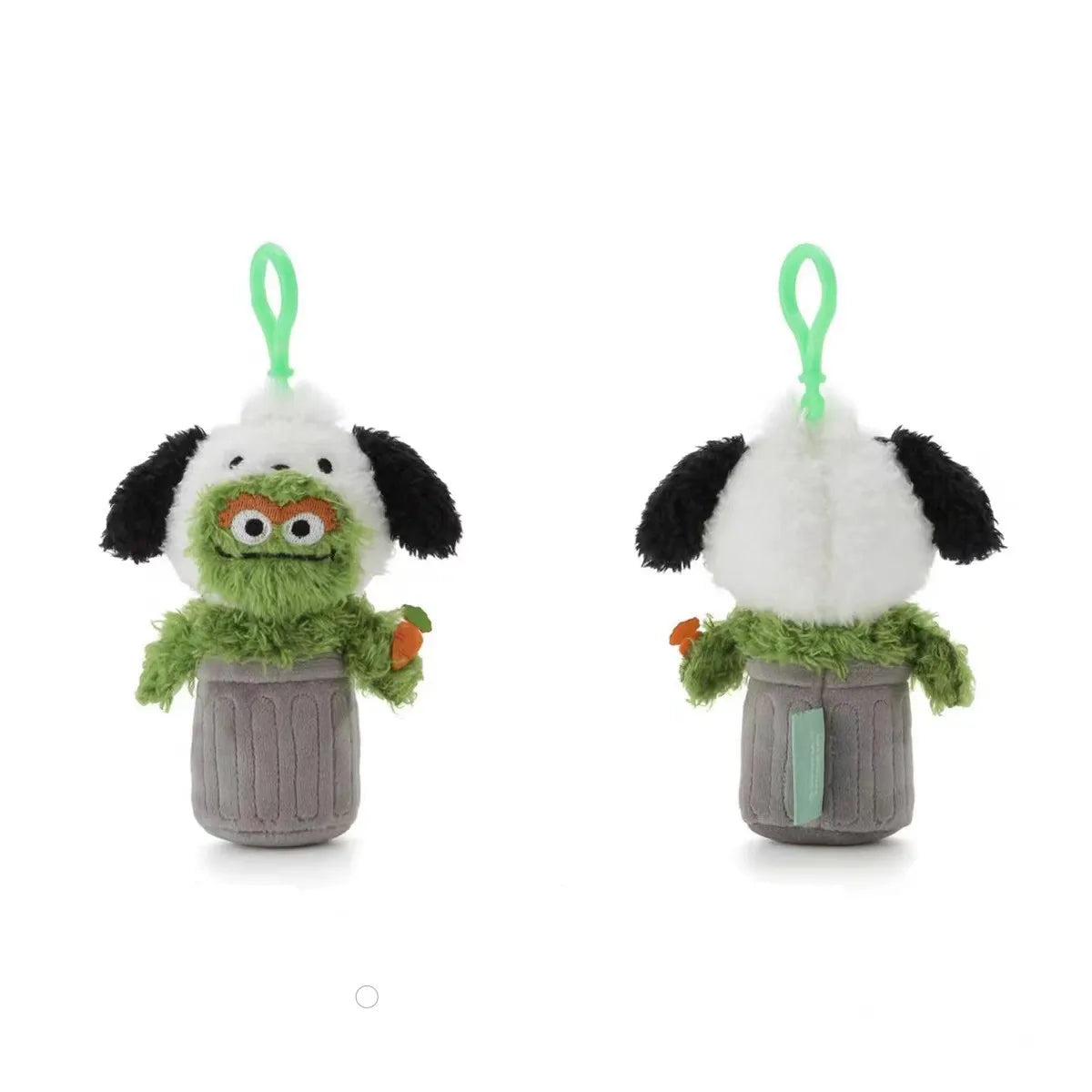 Enlightenment Cartoon Plush Keychain Cute ELMO Cookie Monster School Bag Pendant Big Bird Oscar Soft Stuff Accessories For Fans