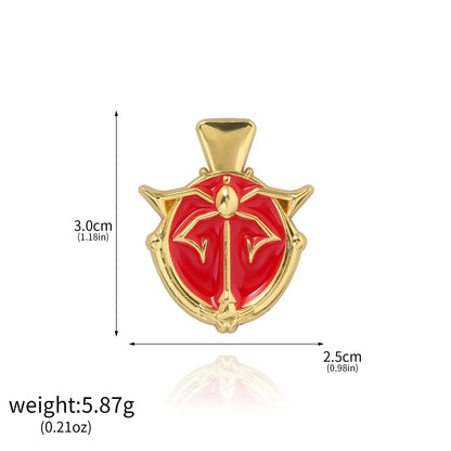Game Resident Evil Raccoon City Badge Keychain STARS Brooch 1969 Police Badge Pin Hat Lapel Clothing Accessories Souvenir Badge
