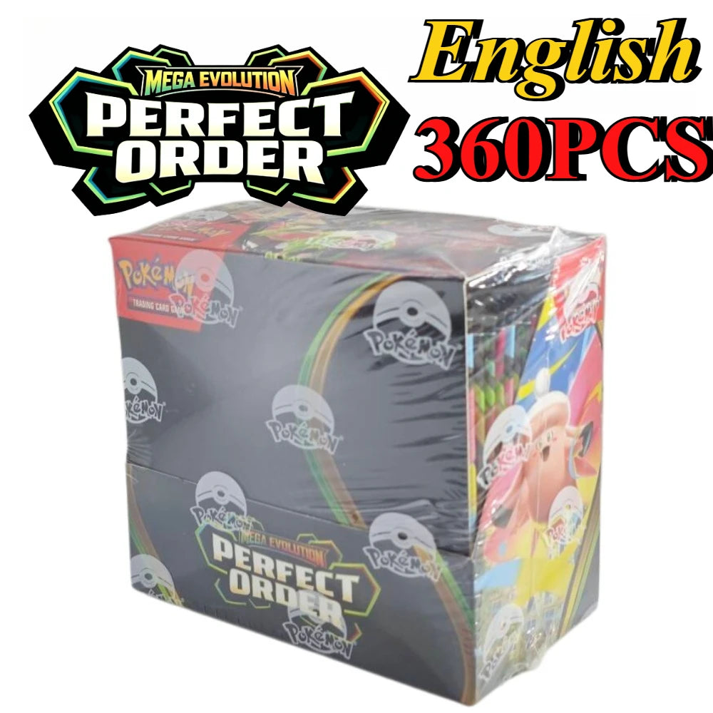 Pokémon TCG: Mega Evolution-Pitch Black Booster Display Box CHAOS RISINC Ascended Heroes Phantasmal Flames TCG Trading Cards Set