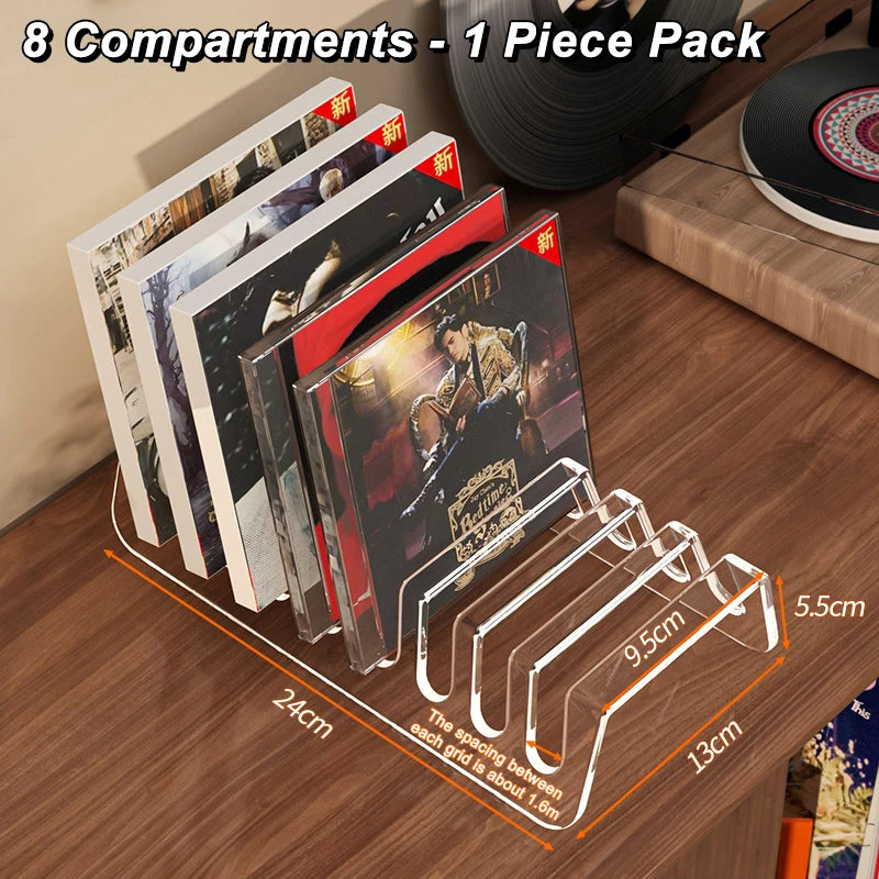 Hot Sale CD Rack,Album Display Rack,Transparent Storage Rack For Records,And Tapes,Multifunctional Counter Display Rack