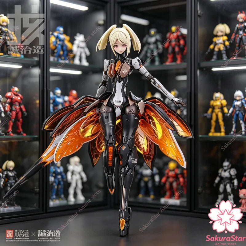 【In Stock】He Cheng Zhi Zao Original Model Kit Star Flower Lily & Luosha Feihu Anime Assembly Figure Collectible Toy Gift