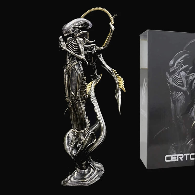 28 Cm Alien Vs. Predator Alien Xenomorph Buddhism Action Figure Toys 28cm Large Statues Model Doll Collectible Ornaments Gifts