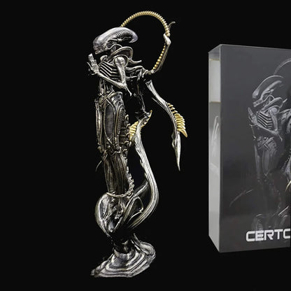 28 Cm Alien Vs. Predator Alien Xenomorph Buddhism Action Figure Toys 28cm Large Statues Model Doll Collectible Ornaments Gifts