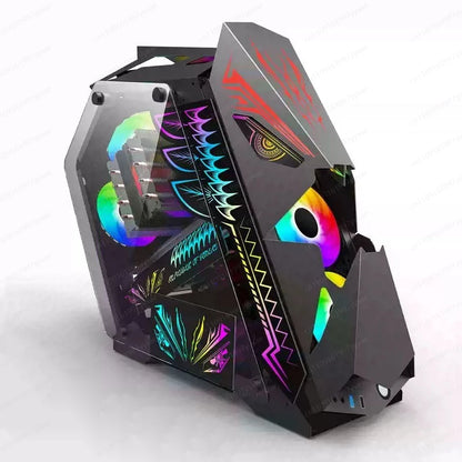 Gaming computer case, modern mid-tower ATX gaming case
