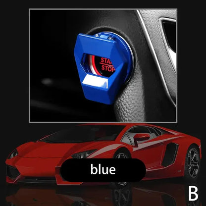 New universal car engine start stop switch button protective cover, anti scratch car interior design car product accessories