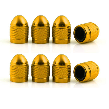 8PCS Tire Wheel Caps Metal Tyre Air Stem Dust Nipple Caps with Plastic Liner Corrosion Resistant Leak-Proof Cars and Motorcycles