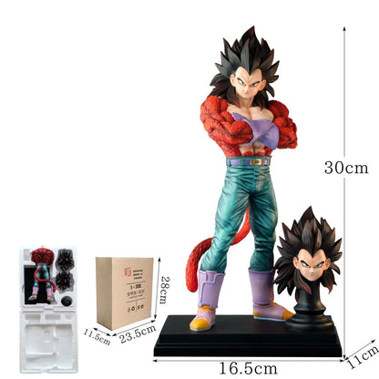 Dragon Ball Super Saiyan 4 Vegeta Figure Ssj4 Vegeta Action Figures Goku Pvc Statue Collection Model Toys Gifts