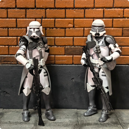 Star Wars 3.75 Inch Trooper 1/18 Shock Coruscant Guard Kamino Clone Sergeant Hound Fox Action Figure Toys Model Loose