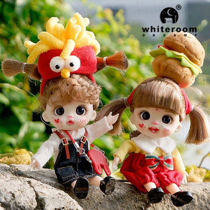 bjd doll Dolls for girls Labbu doll pocket mini blyth girl Doll Barbi cry Baby Rainbow Ball jointed doll Mobile phone Decoration