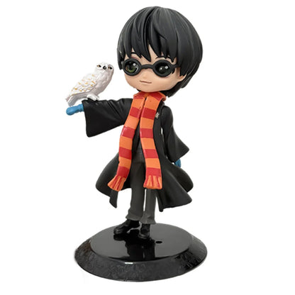 Anime H-arryed Q Version Pottered Action Figures Hermione Ron Malfoy Snape Collectible PVC Model Statue Desktop Decoration Gift