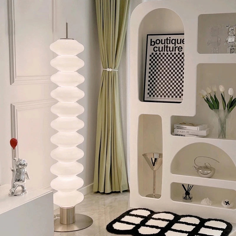 Nordic Style Acrylic Floor Lamps for Girls' Room, Living Room, Bedroom and Corridor Decoration, Eye-friendly LED Ambient Lights