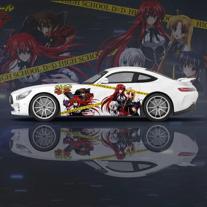 High School DxD Girl Car Wrap Protect Stickers Car Decal Creative Sticker Car Body Appearance Modification Decorative Sticker