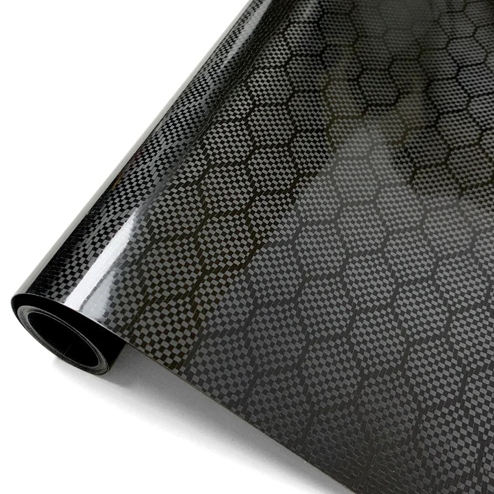 Car Adhesive Vinyl Honeycomb Auto Decal Wrap Film Waterproof Car Stickers Console Computer Laptop Helmets Skin Auto Accessories