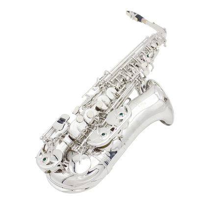 SLADE Eb E Flat Alto Saxophone Brass Sax Saxofone Woodwind Music Instrument With Case Reeds Mouthpiece Gloves Accessories