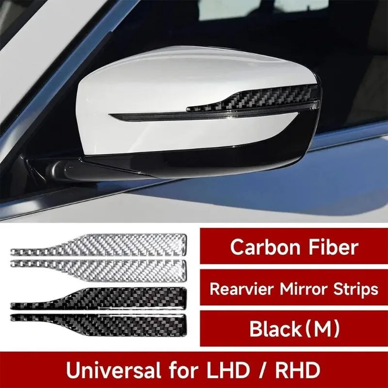 2Pcs Universal Car Rearview Mirror Anti-Collision Anti-Scratch Reflective Strips Auto Decor Protective Stickers Car Accessories