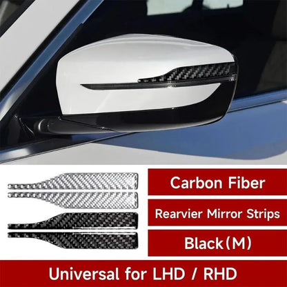 2Pcs Universal Car Rearview Mirror Anti-Collision Anti-Scratch Reflective Strips Auto Decor Protective Stickers Car Accessories