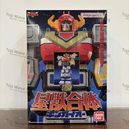 New Stock Bandai SHOKUGAN Star Animals Rangers-Galaxyman Action Toy Figures Galactic Orc Silver Armor King Anime Figures Toys