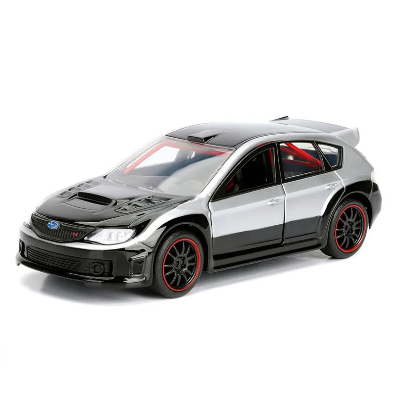 1:32 Impreza WRX STI Alloy Modified Sports Car Model Diecast Metal Track Racing Car Vehicles Model High Simulation Kids Toy Gift