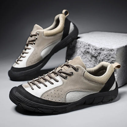 Men Outdoor Hiking Sneakers Climbing Trekking Lace Up Trekking Women Mountain Bike Shoes Flat Sport Cycling Shoes Breathable