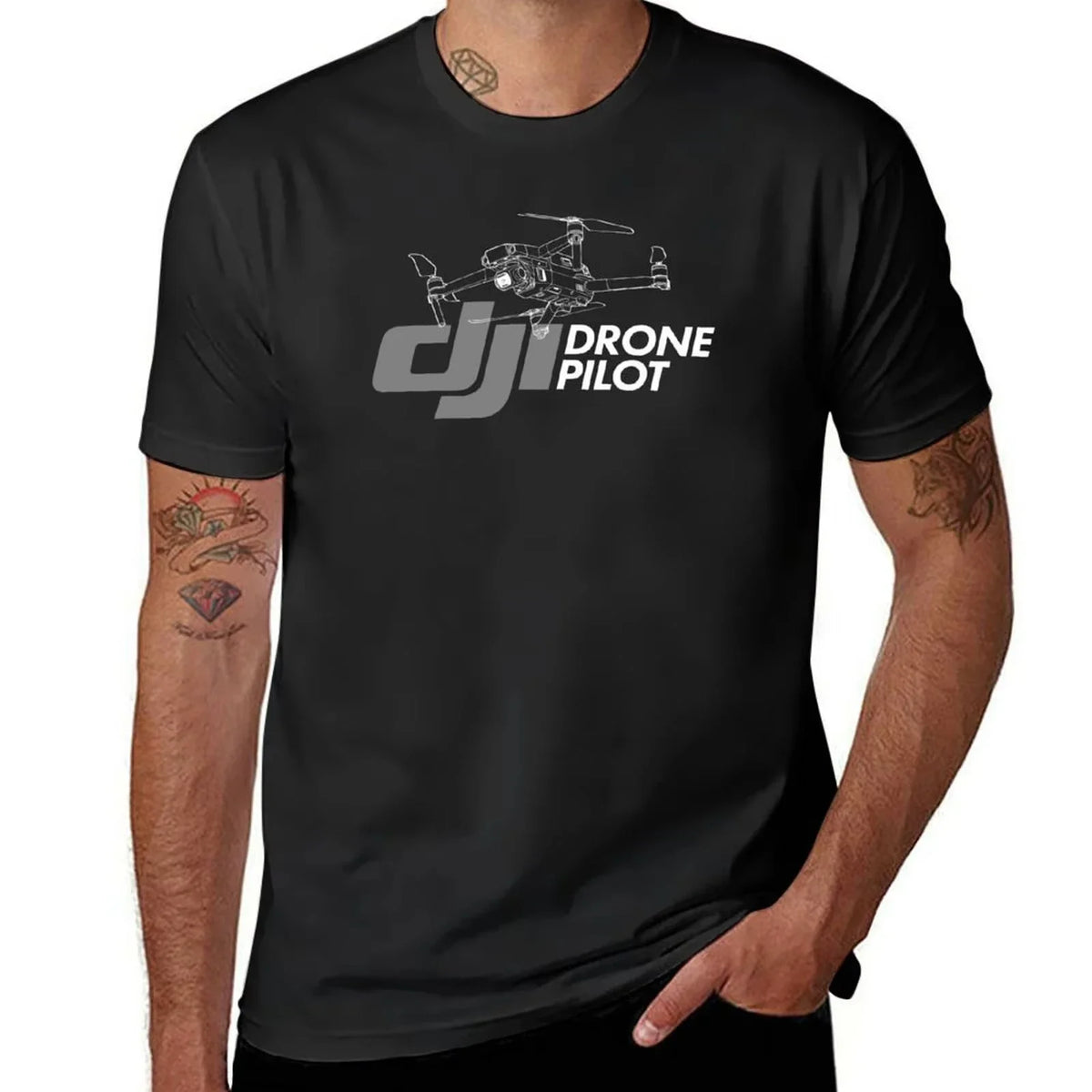 2026 summer Dji Drone Pilot (Drone Operator) T-Shirt new edition anime clothes Clothing Tee Top  Streetwear Fashion Unisex