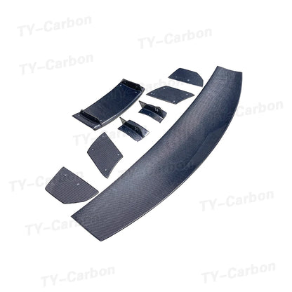Real Carbon Fiber VRS Style Spoiler For Toyota Supra GR MK5 A90 A91 Trunk Spoiler Flaps Rear Wing Car Trunk Diverter FRP 2019+