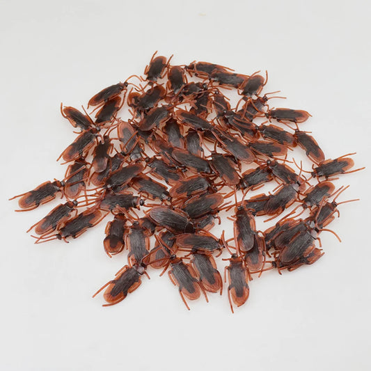 Halloween Artificial Fake Roaches, Halloween Home Decoration, Realistic Plastic Bugs, Cockroach Toys, Prank Spooky  Props