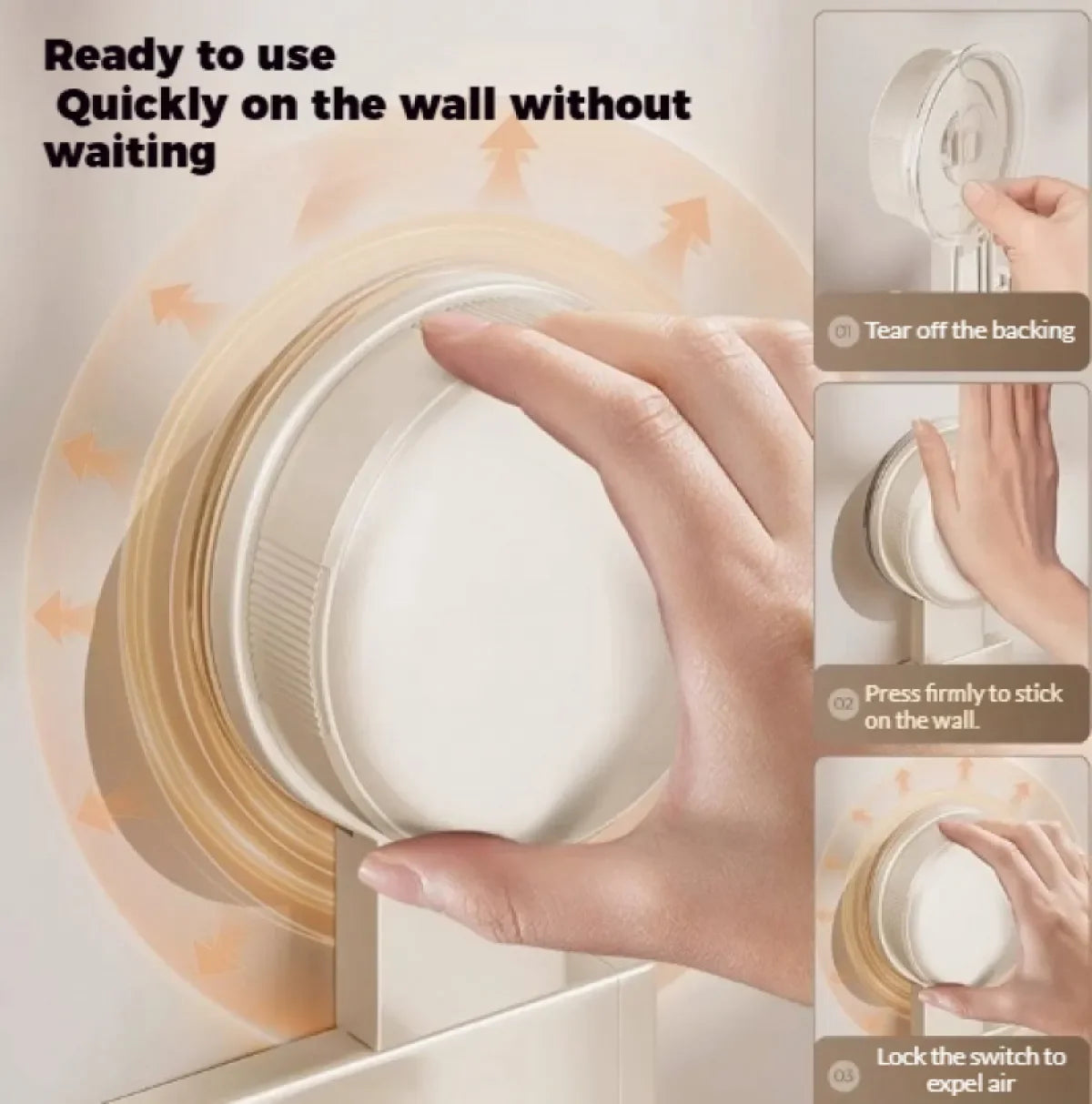 Suction Cup No Drilling Wall Mounted Hooks Rack Kitchen Storage Row Hook Holder Bathroom Towel Robe Coat Hangers Adhesive Hooks