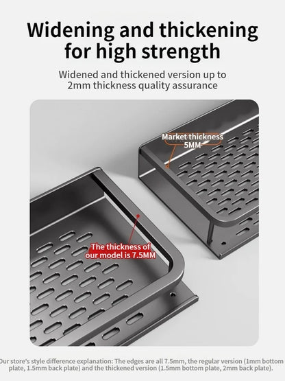 Kitchen Multifunctional Seasoning Storage Rack Wall Mounted Household Bathroom Wall Storage Rack
