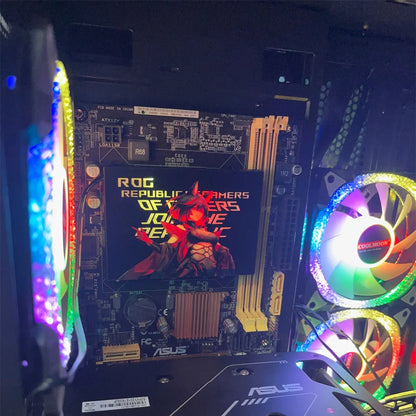 MOD PC Case/GPU/SSD ARGB Lighting Panels 5V 3pin AURA SYNC,ROG Gaming Cabinet Decoration Plate