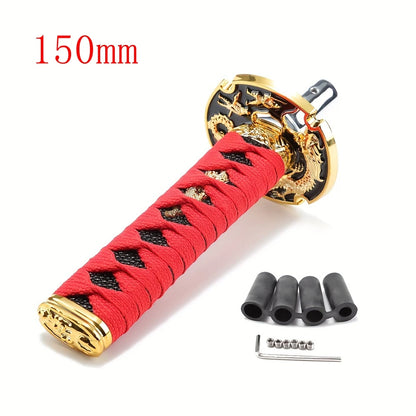 Universal Car Katana Gear Lever Knob Gear Shift Knob - JDM Racing Style Aluminum Alloy Shifter for Manual Transmission