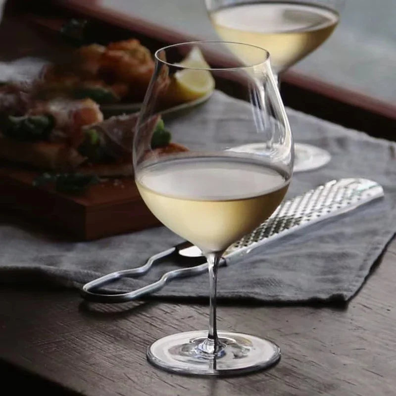 430ML Japanese Kimura Tulip Goblet Ultrathin Crystal Wine Glass Handmade Ultra Thin Aperitif Sparkling Wine Glass Soda Drink Cup
