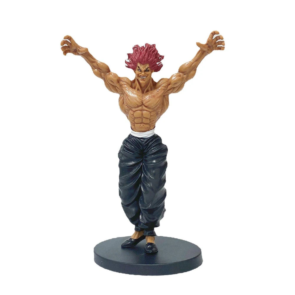 Anime Figure Hanma Baki Hanma Yujiro Hanayama Kaoru Figure Hanma Baki Fighting Action Figures Doll PVC Model Statue Gift 15-22cm
