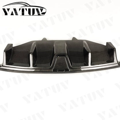 For Porsche Macan 95B 2014-20 Blade-Style Rear Diffuser Carbon Fiber Factory Direct for Porsche Macan Rear Diffuser Bumper Lip