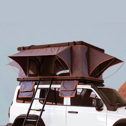 Aluminum 4 Person Rooftop Tent Hard Shell Camping Tent for Car Aluminium Hard Shell Roof Top Tent