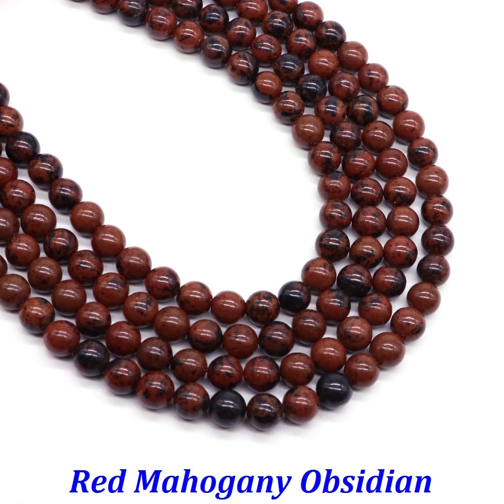 Natural Stone 4 6 8 10mm Round Leopardskin Jaspers Stone Spacer Loose Bead For Jewelry Making DIY Bracelet Needlework Accessorie