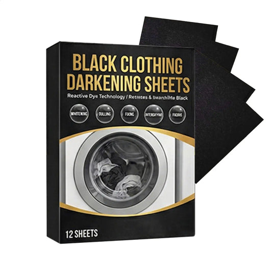 Washing Machine Black Dye Long Lasting Intense Garment Clothing Care Washing Machine Fabric Color Booster for Collar Cuffs Jeans