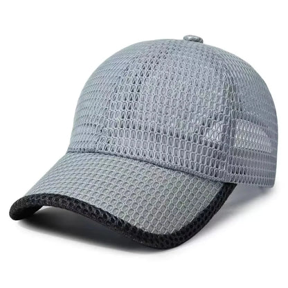 1 Simple Unisex Mesh Breathable Baseball Cap, Adjustable Casual Hat for Spring and Summer Outdoor Use, Sun Protection Hat