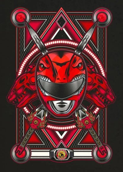 Classic Anime Power Ranger Canvas Painting  Modern Art Print for Living Room Wall Decor  Home Decoration Poster  Prints  Decor