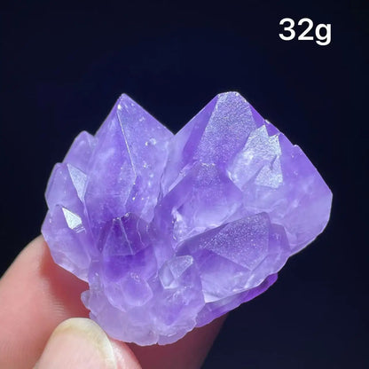 100% Natural Amethyst Flower Clusters, Raw Stones, Mineral Specimens from Madagascar