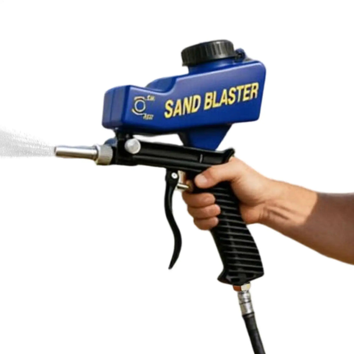 Handheld Sandblasting Machine 90 Mpa Small Adjustable Sandblasting Gun Pneumatic Blasting Gun Set Small Sand Blasting Machine