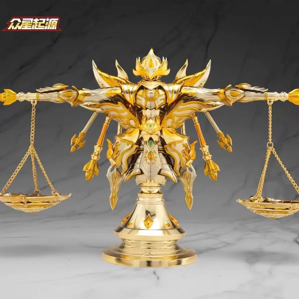 100% Saint Seiya Toypoint TP God Libra Dohko SOG And Totem Gold Knights Of The Zodiac Anime Collection Figures Model