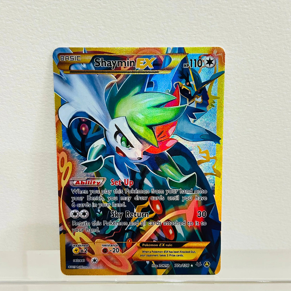 Sylveon EX RC32/RC32 English Card Holographic Foil Texture DIY Premium Anime Collection Card