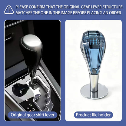 The LED Crystal Shift Knob Is Suitable For Toyota, Kia, Lexus, Mitsubishi, Hyundai, And Universal Crystal Illuminated Gear Heads
