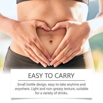 GLP 1 Slimming Drops Rapid Weight Loss Detox Burn Fat Enhance Elasticity Control Appetite Supplement Nutrition Weight Loss Drops