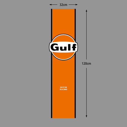 Car Sticker Gulf Vintage Style Truck Vinyl Decal Gasolin Petroleum Racing Gas Waterproof Decals PVC for Tesla 9-11 917 917LH 918