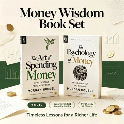 Morgan Hausl Financial Books Money Psychology & The Art of Spending Money Wealth Management Self-help Book