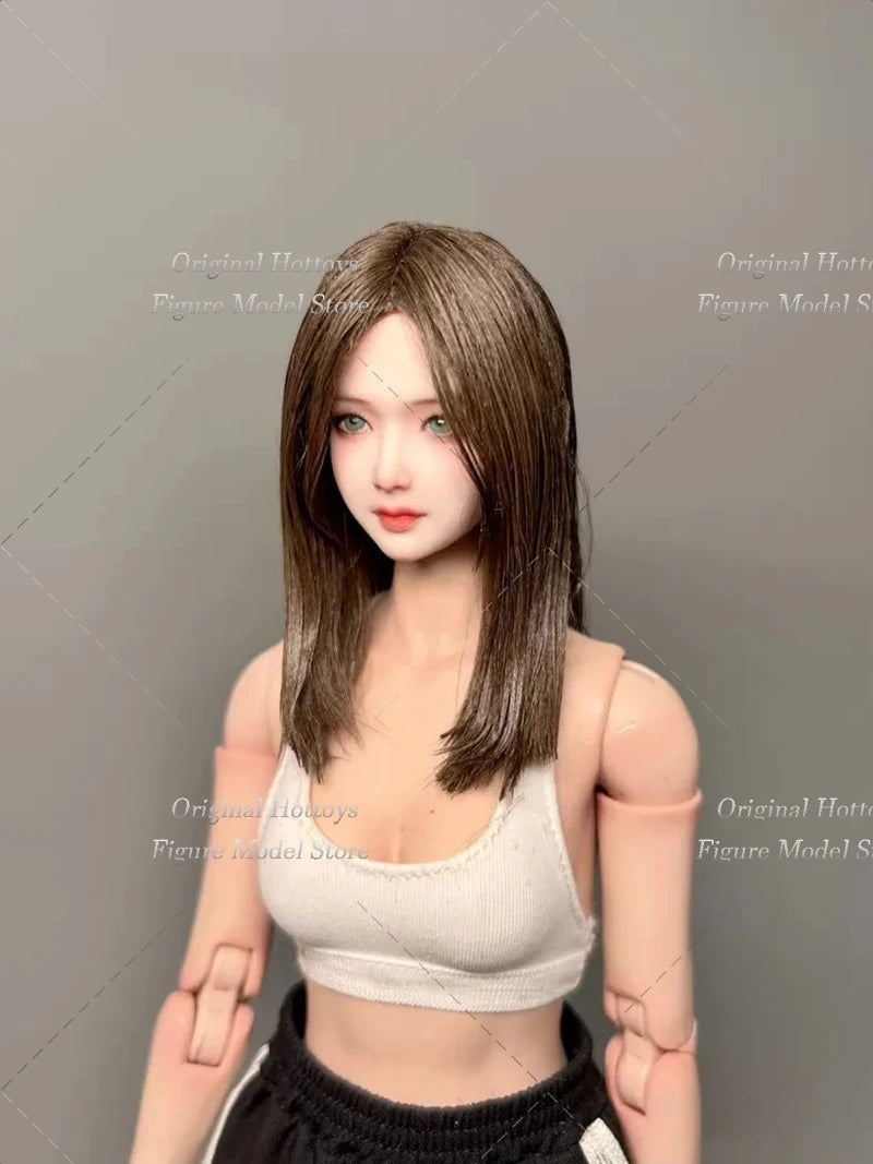 19 Style 1/6 Scale Female Soldier Scene Accessories Tang Li Head Cover Wigs Series For 12-inches Action Figure Doll Bald Head