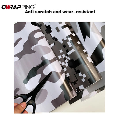 Camo Vinyl Film Car Motorcycle Decal Camouflage Sticker Film Sheet for Car Styling Bike Computer Laptop Scooter Motorcycle DIY