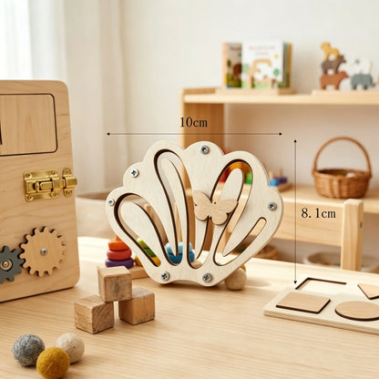 DIY Montessori Busy Board Accessories, Wooden Sensory Educational Toy, Fine Motor Skills & Cognitive Training Learning Toy for K